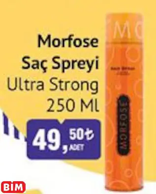 ULTRA STRONG   MORFOSE SAÇ SPREYİ